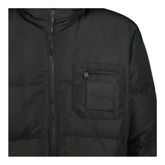 Fendi Puffer Jacket Reversible FF Logo Size XX-Large New - Picture 6 of 7